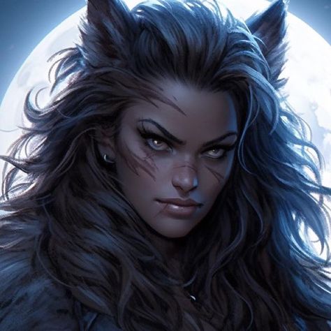 Pretty Werewolf, Female Lycan, Werecat Female Aesthetic, Women Werewolf Makeup, Half Wolf Half Human, Lady Werewolf, Beast Woman, Werewolf Girl Aesthetic, Female Werewolf Aesthetic