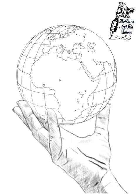 Hands Holding The World, Avocado Tattoo, Aztec Tattoo, Simple Designs To Draw, Print Design Art, Tattoo Stencil Outline, Tattoo Outline, Tattoo Stencils, Flower Drawing