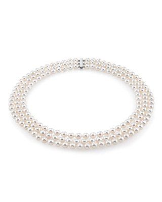 Pearl Source: Elegant Pearl Necklaces, Pearl Jewelry & Pearl Earrings Classic Pearl Necklace, Akoya Pearl Necklace, Cuff Bracelets Handmade, Pearl Necklace Designs, White Pearl Necklace, Cultured Pearl Necklace, Buy Necklace, Freshwater Pearl Necklace, White Freshwater Pearl