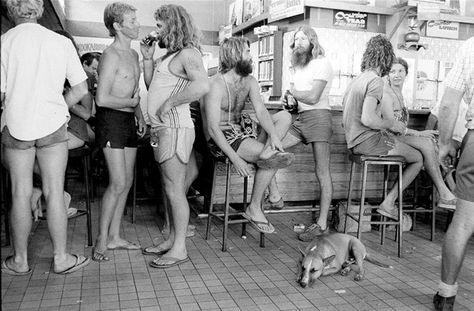 Pub in Australia, ear;y 1980's Rennie Ellis, Fun Police, Dog Lounge, Airlie Beach, Australian Photographers, The Pub, Documentary Photographers, A Moment In Time, Brisbane Australia