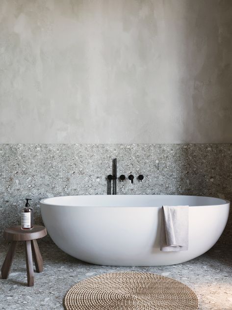 Above recycling and beyond sustainability on Behance Ceppo Bathroom, Eco Friendly Interior, Tiles Designs, Rustic Bathroom Decor, Bad Design, Bathroom Inspo, Grey Bathrooms, Rustic Bathroom, Bath Tub