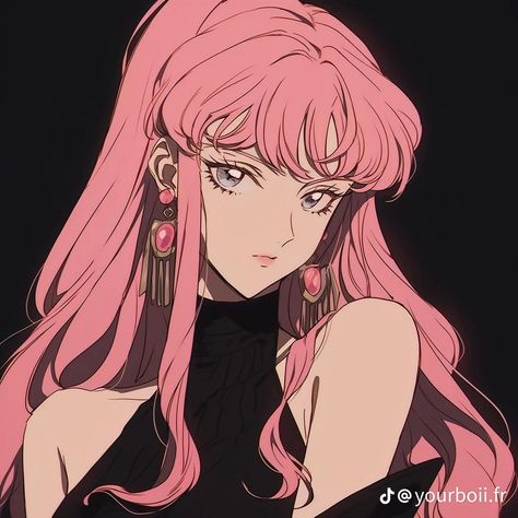 Uicideboy Wallpaper, Pink Short Hair, Fantasy Queen, Pink Hair Anime, Samurai Anime, Hair Illustration, Girl With Pink Hair, Cyberpunk Girl, Illustration Art Girl