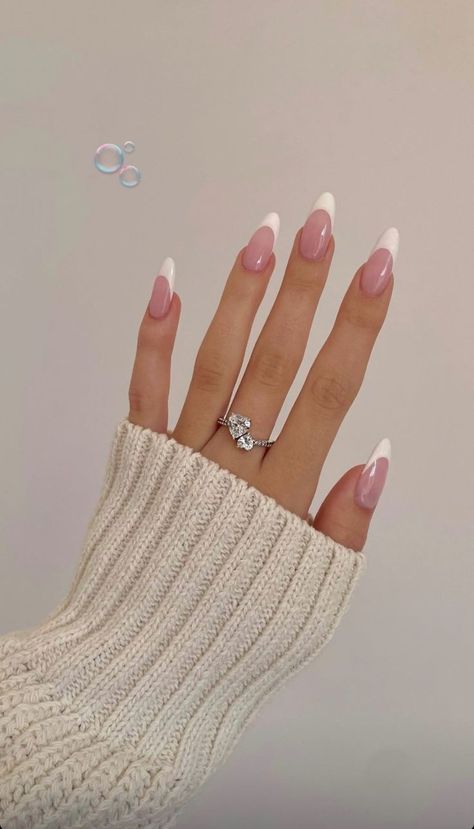 Unghie Sfumate, Casual Nails, Soft Nails, Dream Nails, Classy Nails, Pretty Acrylic Nails, Chic Nails, Nude Nails, Almond Nails