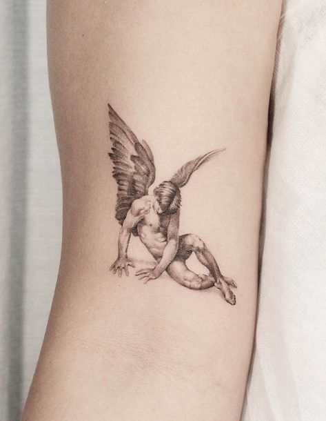 Arc Angel Michael Tattoo, Angle Tattoo For Men, Angel Tattoos For Men, Guardian Tattoo, Dark Angel Tattoo, Angel Sleeve Tattoo, Angel Tattoo For Women, Angle Tattoo, David Tattoo