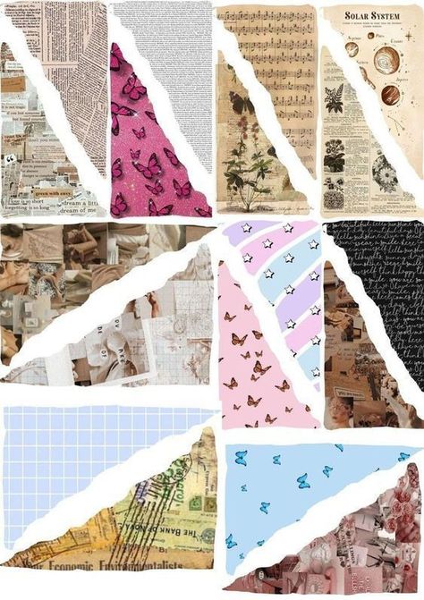 Aesthetic Design For Scrapbook, Recortes Aesthetic, Vintage Design For Scrapbook Printable, Aesthetic Stickers For Journal, Journal Stickers Aesthetic, Stikers Aesthetic, Vintage Aesthetic Stickers Printables, Vintage Paper Printable, Vintage Scrapbook Paper