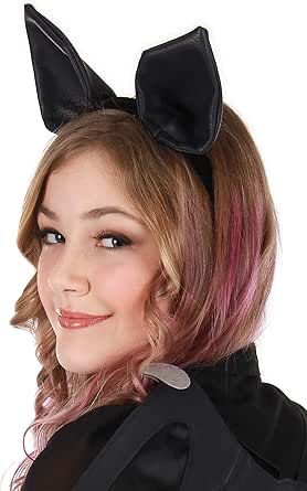 Bat Ears Costume Accessory Headband - Velvet Headband with Faux Vinyl Ears Bat Ears Headband, Old Halloween Costumes, Bat Ears, Alice Headband, Costume Concepts, Vampire Look, Bat Costume, Horn Headband, Devil Costume