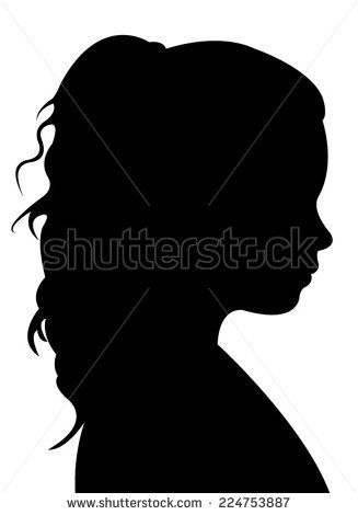 Hair In A Ponytail, Head Silhouette, Silhouette Photos, A Ponytail, Acrylic Pouring Art, Female Head, Girl Silhouette, Polar Express, Pouring Art