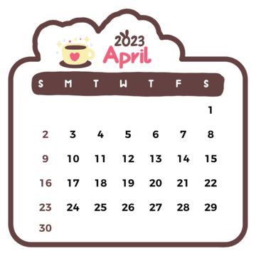 Calender 2023 Monthly, Cute April Calendar 2023, April Month Calendar 2023, Cute Calender Design 2023, Calender April 2023, April 2023 Calendar Printable, Calendar 2023 April, 2023 April Calendar, April Calendar 2023