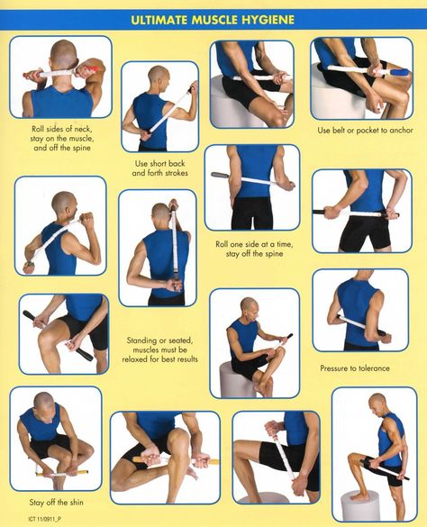 Ways to use The Stick to massage all over How To Use A Back Roller, Lower Back Foam Roller Stretches, Back Foam Roller Exercises, Roller Stretches, Muscle Roller Stick, Hiit Treadmill, Diy Massage, Roller Workout, Muscle Roller