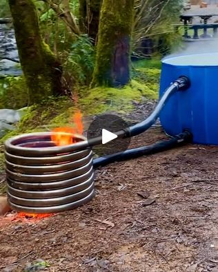 1.7M views · 7.6K reactions | Naturally Heated Hot Tubs | hot tub | What a genius way to heat a hot tub!🔥😎 | By UNILAD Tech | Facebook Natural Hot Tub, Outdoor Jacuzzi, Outdoor Tub, Jacuzzi Outdoor, Copper Pipe, Hot Tubs, Outdoor Fun, Diy Garden, Hot Tub