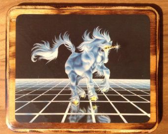 vintage airbrush art - Google Search 80s Unicorn, Painting Website, Unicorn Poster, Unicorn Pictures, Horse Art Print, Fantasy Horses, Fantasy Wall Art, New Retro Wave, Unicorn Horse