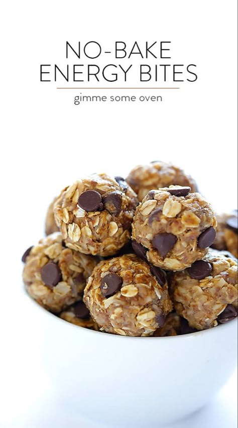 No Bake Energy, Energy Bites Recipes, No Bake Energy Bites, Healthy Protein Snacks, Bites Recipes, Gimme Some Oven, Protein Bites, Protein Balls, Recipe Simple