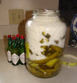 Easy to Make Hot & Sweet Pickle Spears : 5 Steps (with Pictures) - Instructables Sweet Hot Pickles, Sweet Dill Pickles, Pickles Homemade Easy, Sweet Pickles Recipe, Making Dill Pickles, Pickle Spears, Pickled Vegetables Recipe, Hot Pickles, Pepper Jelly Recipes