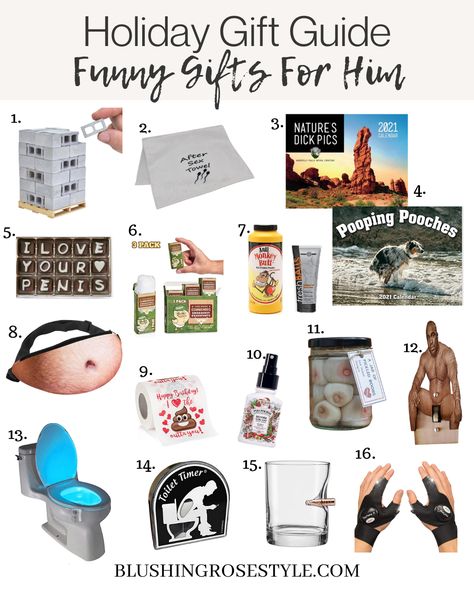 Funny Gifts For Him Funny Birthday Gifts For Husband, Funny Gifts For Guys, Just Because Gifts For Him, Funny Gift Ideas For Men, White Elephant Gag Gifts, Funny Gift Ideas, Funny Gifts For Men, Funny Gifts For Him, Birthday Gifts For Husband