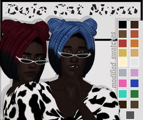 Dbasiasimbr: Doja Cat Moo Hair • Sims 4 Hairs Sims 4 Doja Cat, Doja Cat, Square Sunglasses Women, Sims 4, Medium Hair Styles, Womens Hairstyles, Hair Styles, Hair