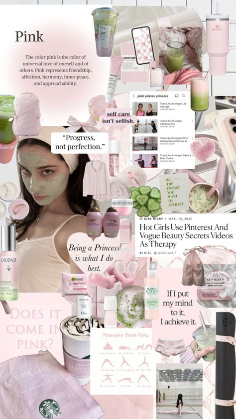 Strawberry Aesthetic, Pink Lifestyle, Pretty Pink Princess, Girls Diary, Vision Board Inspiration, Pink Coquette, Healthy Lifestyle Motivation, Beauty Goals, Pink Girly Things