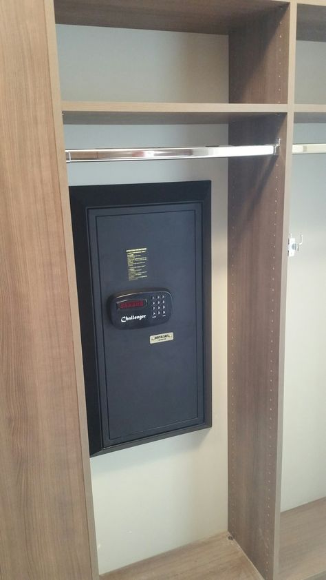 Closet Safe, Safe Ideas, Safe Lockers, Office Safe, Hidden Safe, Safe Door, Necklace Hooks, Mirrored Door, Secret Space