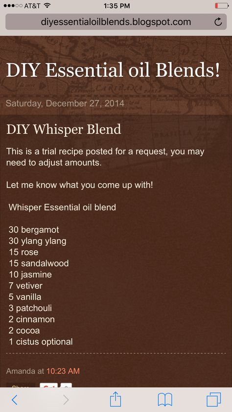 Diy whisper eo Doterra Whisper, Essential Oils Sinus, Diy Diffuser Blends, Joy Essential Oil, Essential Oil Roller Bottle Recipes, Esential Oils, Essential Oil Combinations, List Of Essential Oils, Doterra Essential Oils Recipes