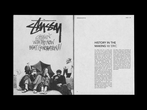 Andres Santana on Behance Stussy Magazine, Printed Portfolio Layout, Fashion Magazine Cover Design, Layout Editoriale, Media Coursework, 잡지 레이아웃, Blog Art, Magazine Layout Design, Typography Graphic