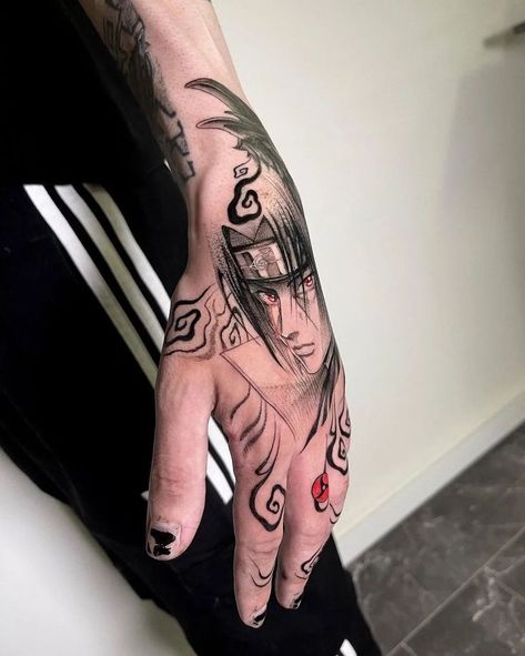 Itachi Tattoo, Pretty Hand Tattoos, Forarm Tattoos, Naruto Tattoo, Egyptian Tattoo, Anime Dragon Ball Goku, Demon Art, Baby Tattoos, Dragon Ball Goku