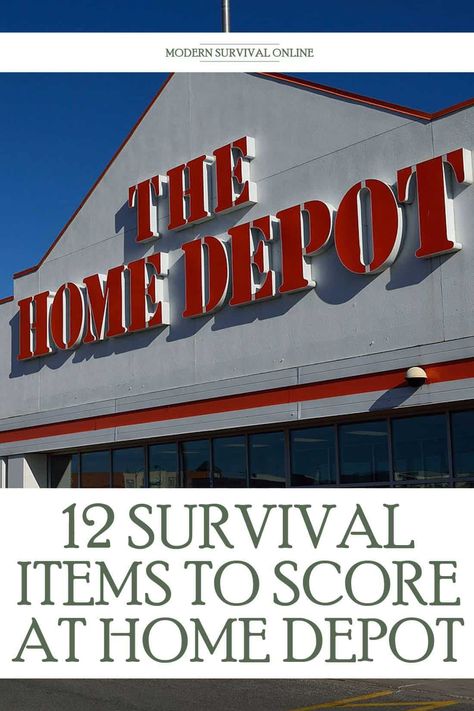 Home depot is a great place to get cheap essential survival supplies. Here are our favorites. #survival #hear #preppers #SHTF Prepper Items, Emergency Preparedness Items, Prepper Supplies, Prepper Gear, Shtf Survival, Shtf Preparedness, Emergency Survival Kit, Survival Items, Survival Supplies