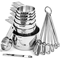 Check this out! Kitchen Measurements, Stainless Steel Measuring Cups, Measuring Cups And Spoons, Measuring Cups & Spoons, Measuring Cups Set, Fun Conversation Starters, Essential Kitchen Tools, Spice Containers, Premium Food