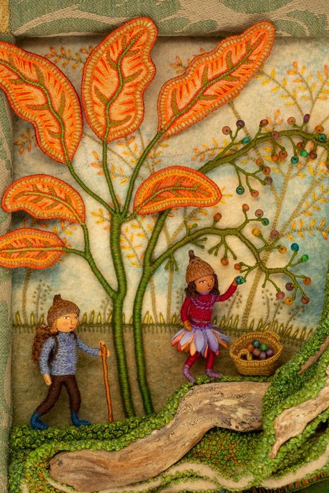 Sally Mavor, Folk Studio, Wee Folk Studio, Craft Room Closet, Salley Mavor, Ways To Fall Asleep, 300 Pieces Jigsaw Puzzle, Wee Folk, Felt Leaves