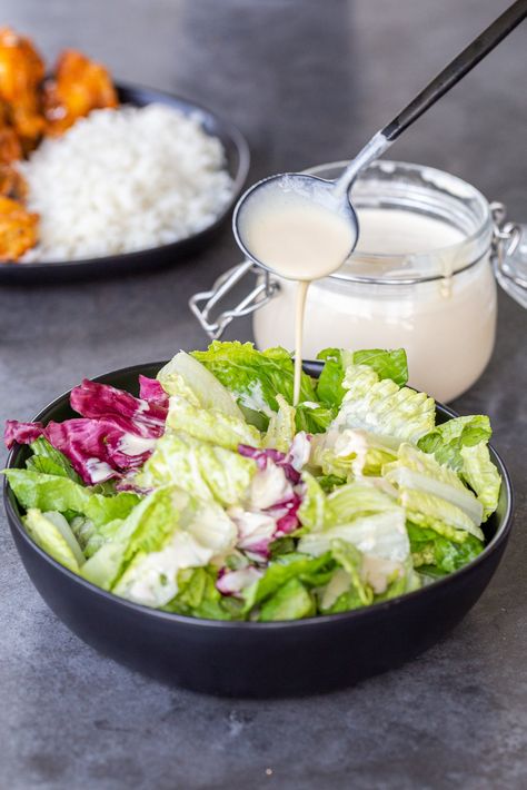 vinegar Japanese Restaurant Salad Dressing, China Coast Salad Dressing, Teriyaki Salad Dressing, Teriyaki Dressing, Japanese Salad Dressing, Big Salads, Restaurant Salad, Chinese Salad, Dressings Recipes