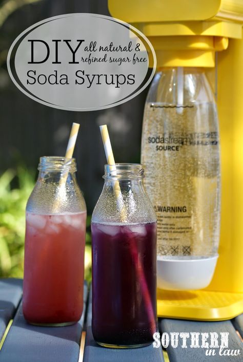 Sodastream Syrup, Soda Stream Recipes, Natural Soda, Soda Syrup, Healthy Soda, Homemade Soda, Italian Soda, Soda Recipe, Homemade Syrup