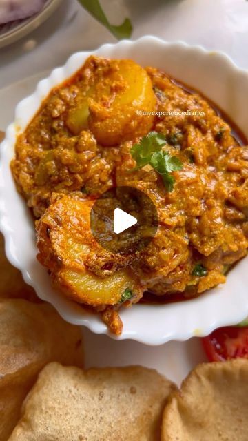 Shilpi Sharma on Instagram: "Dahi wale Aloo ✨
. This aloo recipe is unique and when cooked with curd, gives a flavourful taste. It is the best quick alternative to the premium paneer curries which carries the same texture and taste. Generally, it is served with different types of roti, chapati, and naan bread recipes. But also a good option for different types of flavored rice like jeera rice or pulao recipe.You must try this one today!

Ingredients:

Oil - 4tbsp
Whole spices 
Black cardamom - 1
Green cardamom -2
Black pepper corn -8-10
Cumin - 1½ tsp
Bay leaf - 1no
Dalachini -1/2 inch
Clove -2
Baby potato (peeled)
Onion chopped - 1cup
Ginger Garlic paste - 1½ tbsp
Kashmiri chilli powder-1/4 tsp
Garam masala -1 tsp
Turmeric - 1tsp
Chilli powder - ¾ tsp
Coriander powder - 1tbsp
Curd - 1 cup Potato Curry Recipes Indian, Curd Recipes Indian, Naan Bread Recipes, Aaloo Recipe, Subzi Recipe, Veg Pulao Recipe, Baby Potato Recipes, Kashmiri Chilli, Aloo Curry