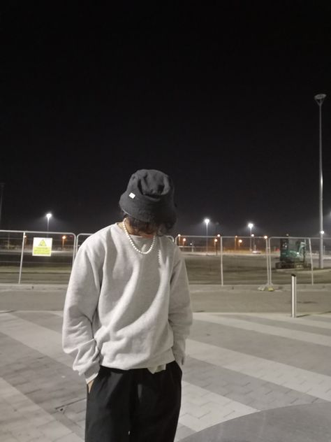 asian aesthetic #korean #malaysian #streetwear #2022 #aesthetic #outfit #sweatshirt #cargos #buckethat Bucket Hat Outfit Mens Streetwear, Bucket Hat Outfit Fall, Bucket Hat Outfit Aesthetic, Bucket Hat Outfit Mens, Outfit With Bucket Hat, Hat Men Outfit, Bucket Hat Outfits, Hat Outfit Men, Ideal Guy