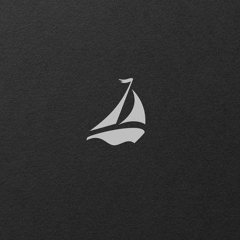 Sail Cloth Benjamin Moore, Sailing Boat Illustration, Yacht Logo, Wordmark Logo Typography, Sailing Tattoo, Sail Logo, Sailing Logo, Sailboat Craft, Boat Logo