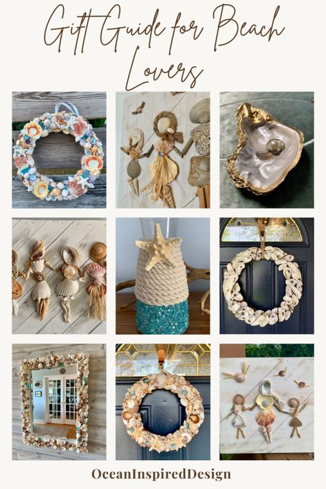 Housewarming Gifts for Beach Lovers that Leave a Lasting Impression. Seashell People, Seashell Mirrors, Seashell Wreaths, Shell Wreaths, Seashell Wind Chimes, Seashell Christmas, Seashell Wall Art, Seashell Wreath, Shell Wreath