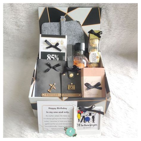 Birthday gift hamper for him in our reusable box including personalised travel accesorries, tasty treats and skin care. Gift Hamper For Him, Birthday Gift Hamper, Hampers For Men, Hampers For Him, Birthday Hamper, Hamper Gift Basket, Boyfriend Gift Basket, Birthday Hampers, Fabulous Birthday