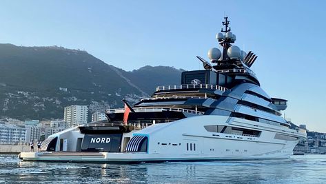 SuperYachtFan Yacht Nord • Lurssen • 2020 • Location Location of the yacht Nord Yacht Nord • Lurssen • 2020 • Location Peter Lurssen Yachts, Disneyland Food, Super Yachts, Luxury Yachts, People Around The World, Yachts, Sydney Opera House, Disneyland, Around The Worlds