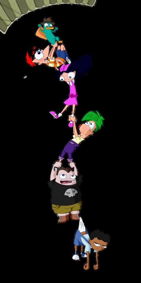 Phineas And Isabella, Phineas E Ferb, Art Ho, C Art, Phineas Y Ferb, Grey Scale, Best Cartoons Ever, Disney Xd, Funny Phone Wallpaper