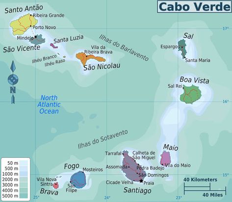 Mapas de Praia - Cabo Verde | MapasBlog Oakland City, Cabo Verde, Cap Vert, Cape Verde Islands, Cape Verde, Cruise Port, City Maps, Atlantic Ocean, Archipelago