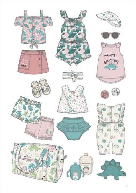 BeCool Baby & Newborn (formerly Minicool Baby) SS2022 Paper Doll Clothes, Barbie Paper Dolls, Paper Dolls Clothing, Paper Dolls Diy, Paper Toys Template, Paper Doll House, Graphic Trends, Baby Doll Accessories, Paper Doll Template