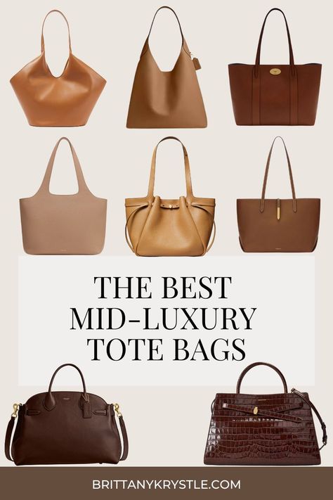 These are the most stylish and functional women's work totes that you'll use as your everyday handbag. With plenty of room and large enough to fit your laptop, these chic mid-luxury designer bags will stand the test of time. I've curated the top work tote bags that will complete any work outfit (no matter where you work) and are the perfect addition for any capsule work wardrobe.  ​ ​ ​ Work Totes For Women, Work Tote Bags For Women, Office Bags For Women, Stylish Work Bag, Origami Tote Bag, Leather Laptop Tote Bag, Work Bags For Women, Bougie On A Budget, Outfits Capsule Wardrobe