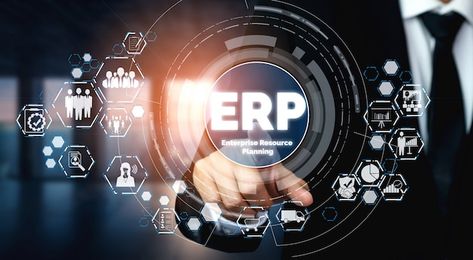 Enterprise resource management erp softw... | Premium Photo #Freepik #photo #erp-system #erp #erp-software #crm-software Human Resource Management System, Online Mba, Erp Software, Small And Medium Enterprises, Erp System, Business Performance, Crm Software, Customer Relationship Management, Business Requirements