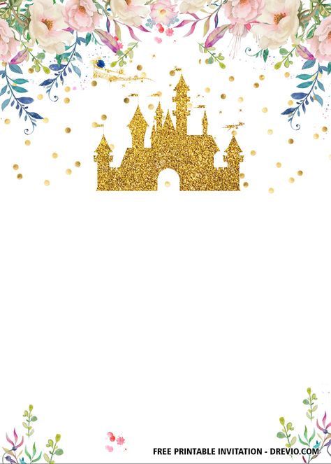 Get FREE Disney Castle Bachelorette Invitation Templates - UPDATED! #free #freeinvitation2019 #birthday #disney #invitations #invitationtemplates Castle Invitation Template, Castle Invitation, Disney Princess Invitations, Templates Birthday, Princess Party Invitations, Printable Princess, Princess Invitation, Princess Printables, Princess Theme Birthday