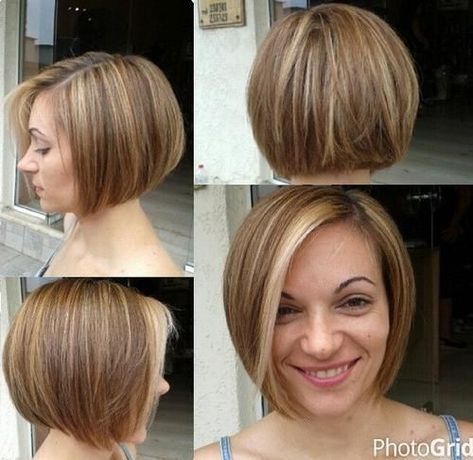 Angled chin length bob back and side view (500×486) Messy Blonde Bob, Kort Bob, Inverted Bob Hairstyles, Chin Length Bob, Dark Blonde Hair, Blonde Hair Looks, Short Bob Haircuts, Blonde Bobs, Bob Haircuts