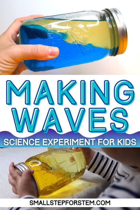 Crafts For Toddlers Easy, Craft For All Ages, Crafts For Toddlers, Flower Craft, Science Experiment, Ocean Wave, Making Waves, Creative Projects, For Kids