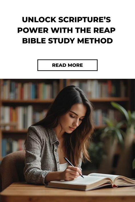 Woman studying Bible at a wooden table in a library setting. Bible Study Method, Study Method, Doers Of The Word, Bible Study Methods, Long Books, Study Methods, Short Books, Bible Study Tools, Psalm 119