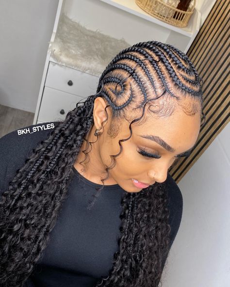 🦅 ᴍᴏɴ ꜱᴇᴄʀᴇᴛ ᴄ’ᴇꜱᴛ ᴄʜʀɪꜱᴛ 🕊️ (@bkh_styles) • Instagram photos and videos Ghana Weaving Hairstyles Cornrows, All Back Ghana Weaving Styles With Curls, Latest Hair Braids Styles 2024 For Teens, African Braids Hairstyles Cornrows Ghana, African Braids Hairstyles For Teens, Ghana Weaving With Curls, African Braids Hairstyles Cornrows, African Braids Hairstyles For Kids, Nigerian Braids Hairstyles