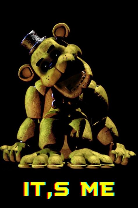 Sjsjjsj Fnaf Golden Freddy, Spring Bonnie, Golden Freddy, Animatronic Fnaf, Fnaf Wallpapers, Afton Family, Fnaf 1, William Afton, Fnaf Characters