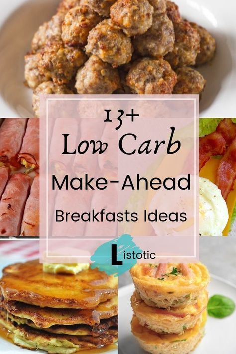 Looking to speed up your morning routine with a make ahead breakfast that is also low carb. These tasty breakfast ideas are perfect for the low carb diet. Full of protein and easy to prep ahead for busy days. Keto friendly low carb make head breakfast ideas that tasty and easy recipes. #easyrecipes #lowcarbbreakfastideas #lowcarb #lowcarbbreakfast #easyprep #breakfastmakeahead #breakfastrecipes #lowcarbrecipes Cheap Low Carb Breakfast, Healthy Cold Breakfast Ideas, Tasty Breakfast Ideas, High Protein Low Carb Breakfast, No Carb Breakfast, Low Sugar Breakfast, Healthy Low Carb Breakfast, Low Carb Biscuit, Breakfast Prep