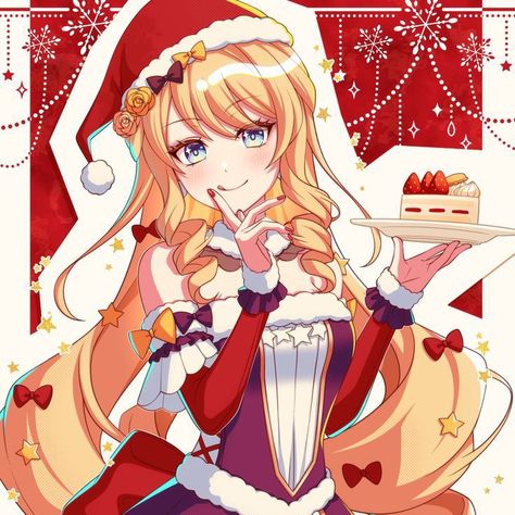 Navia Genshin, Christmas Icons, Christmas Photoshoot, Genshin Impact, Santa Claus, Fan Art, On Twitter, Drawings, Twitter