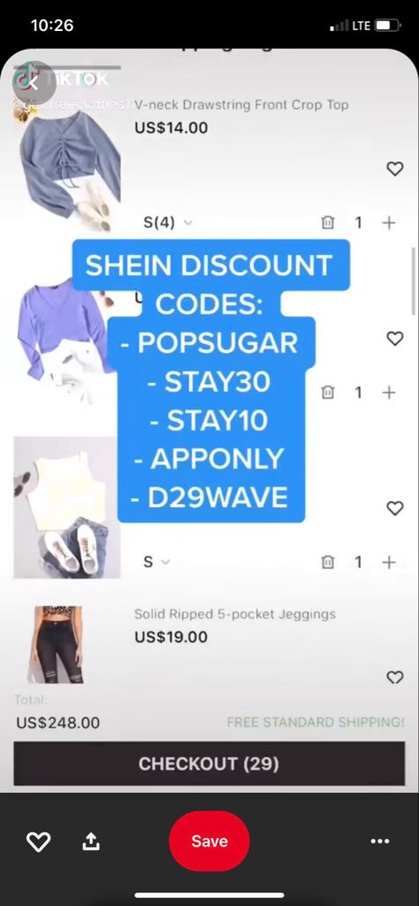 Aliexpress Coupon Codes, Shein Codes, Online Shopping Hacks, Teen Clothing Stores, Clothing Tips, Cute Clothing Stores, Hacks Clothes, Shein Outfits, Teen Life Hacks