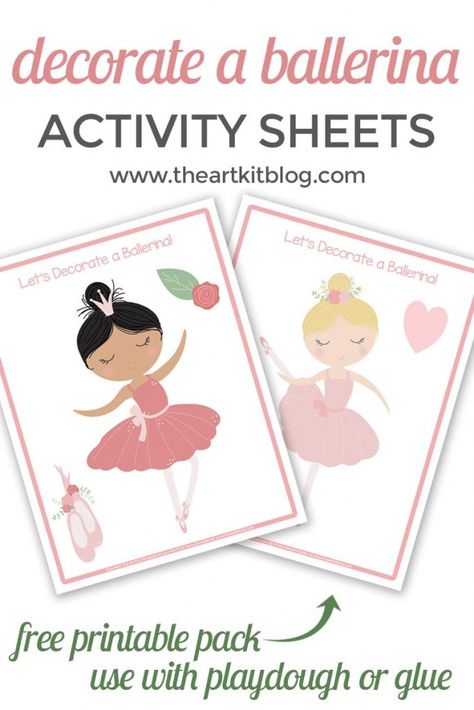 Free Printables Archives - The Art Kit Ballerina Crafts For Kids, Dance Printables, Ballerina Crafts, Ballerina Craft, Barbie Dance, Ballerina Printable, Ballet Crafts, Ballet Lessons, Dance Camp